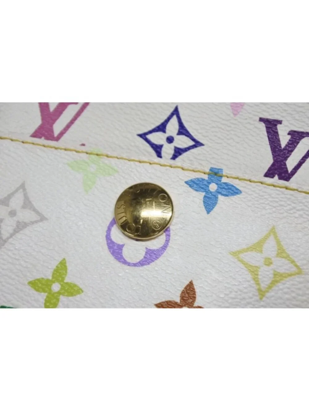 Louis Vuitton Shoulder Bag Lift Blanc Monogram Multicolor Gold